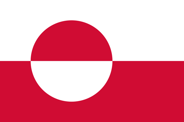 Greenland Flag - Country Flags DTF Transfers