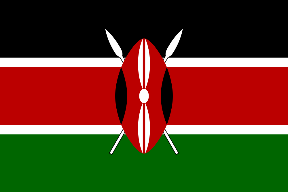 Kenya Flag - Country Flags DTF Transfers ready2transfer