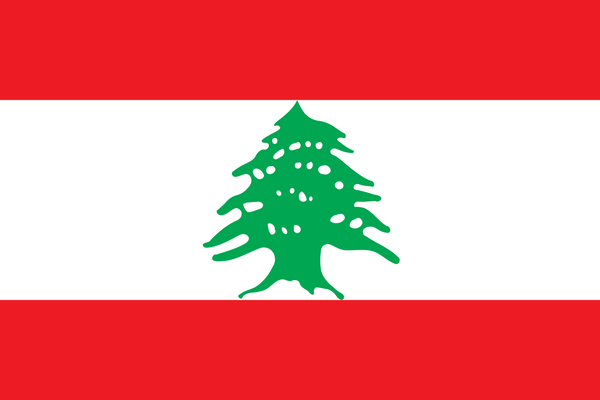 Lebanon Flag - Country Flags DTF Transfers