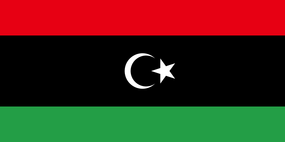 Libya Flag - Country Flags DTF Transfers ready2transfer