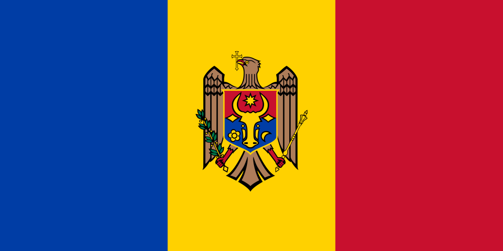 Moldova Flag - Country Flags DTF Transfers ready2transfer