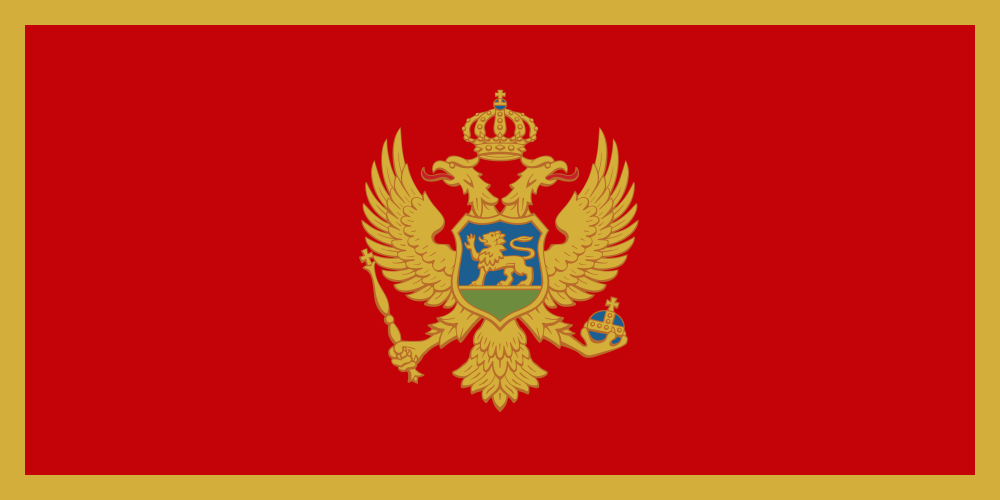 Montenegro Flag - Country Flags DTF Transfers ready2transfer