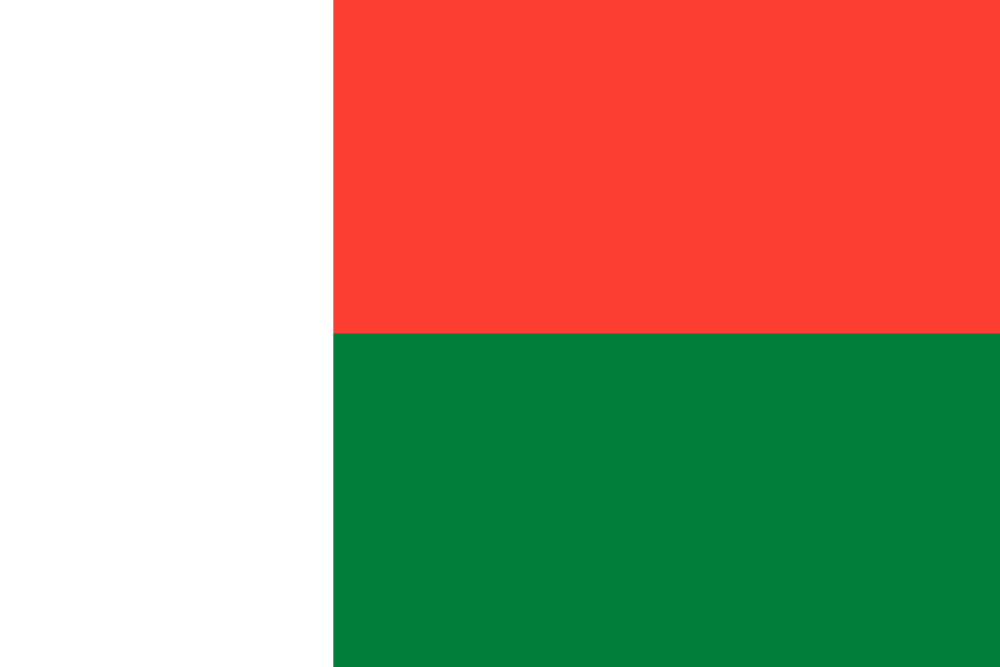 Madagascar Flag - Country Flags DTF Transfers ready2transfer