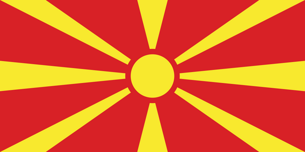 North Macedonia Flag - Country Flags DTF Transfers