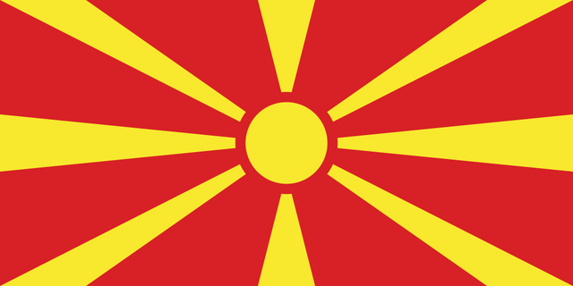 North Macedonia Flag - Country Flags DTF Transfers ready2transfer