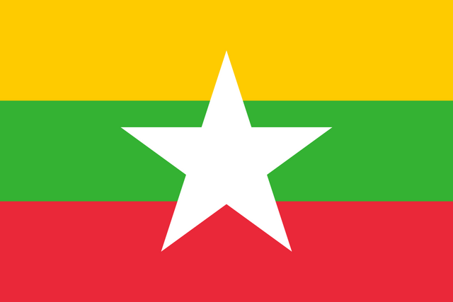 Myanmar Flag - Country Flags DTF Transfers ready2transfer