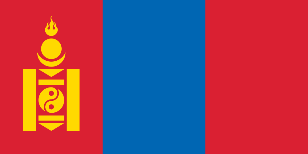 Mongolia Flag - Country Flags DTF Transfers ready2transfer