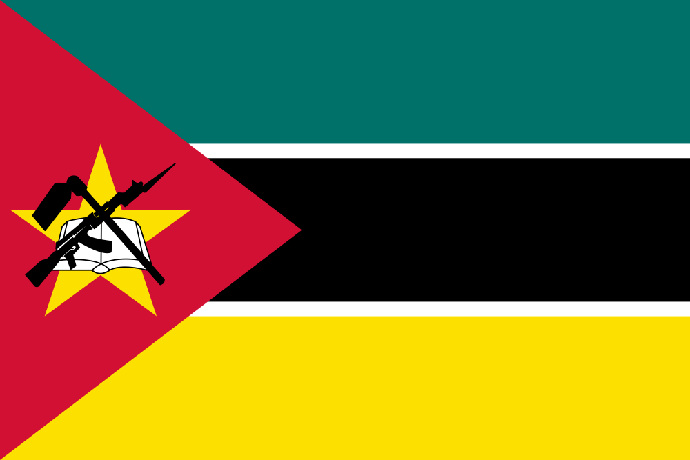 Mozambique Flag - Country Flags DTF Transfers ready2transfer