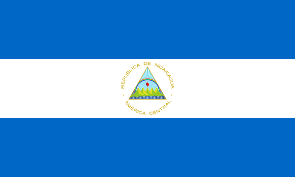 Nicaragua Flag - Country Flags DTF Transfers