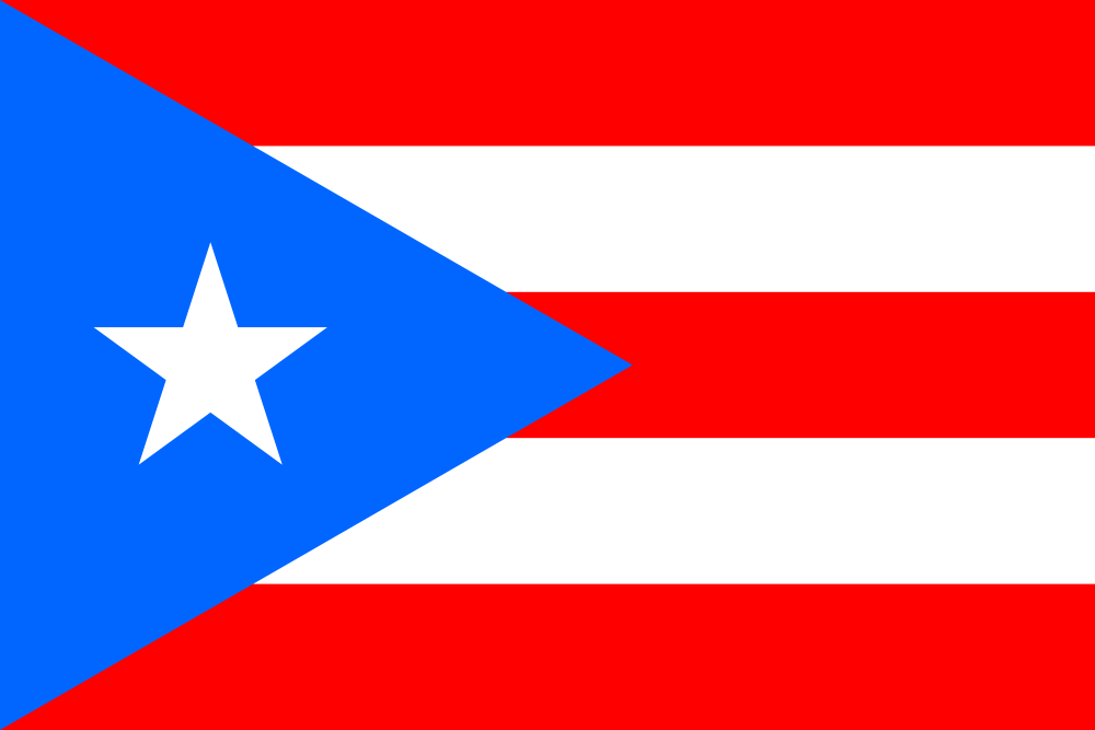 Puerto Rico Flag - Country Flags DTF Transfers ready2transfer