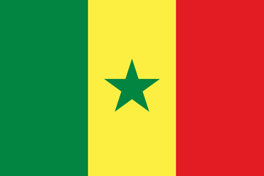 Senegal Flag - Country Flags DTF Transfers ready2transfer