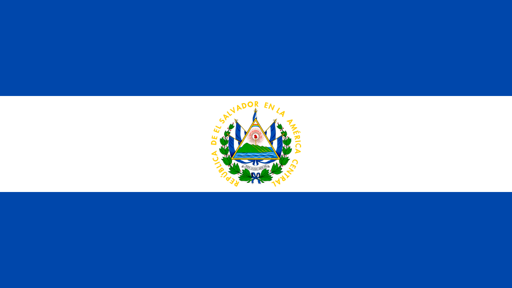El Salvador Flag - Country Flags DTF Transfers ready2transfer