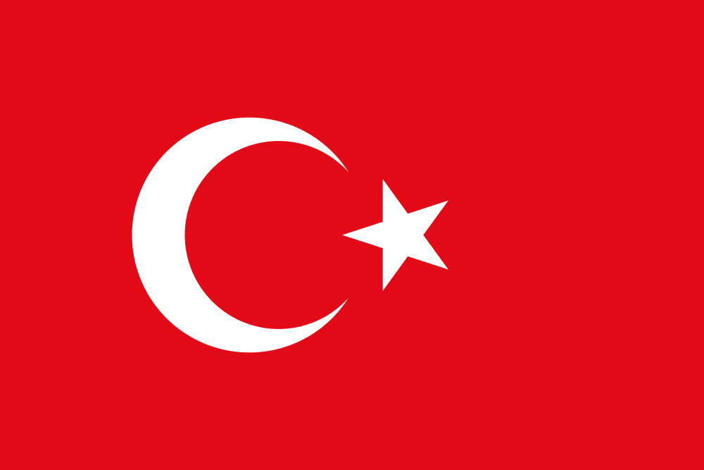 Turkey Flag - Country Flags DTF Transfers ready2transfer