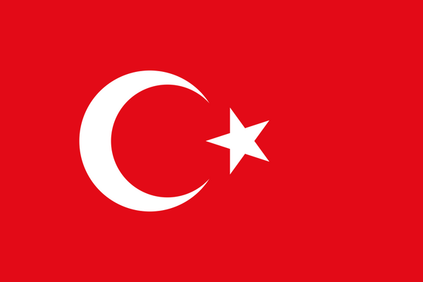 Turkey Flag - Country Flags DTF Transfers