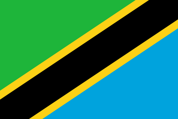 Tanzania Flag - Country Flags DTF Transfers