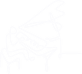 Playing Piano, Line Art - Music DTF Transfers ready2transfer Light Color Design (See Imaging)