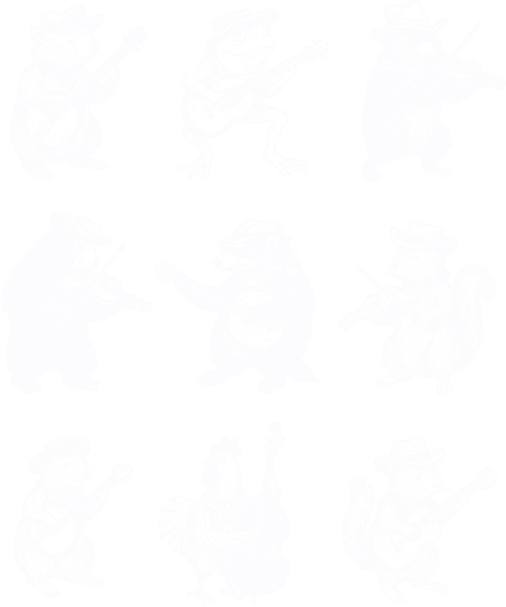 Animals Making Music - Music DTF Transfers ready2transfer Light Color Design (See Imaging)