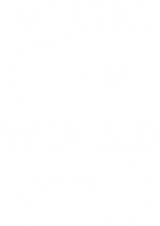 Music On, World Off - Music DTF Transfers ready2transfer Light Color Design (See Imaging)