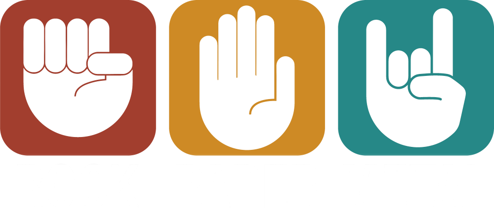 Rock Paper Metal - Music DTF Transfers ready2transfer Light Color Design (See Imaging)