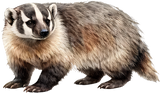 American Badger - Animals DTF Transfers