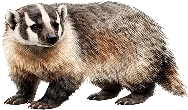American Badger - Animals DTF Transfers