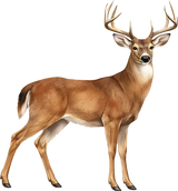 White Tailed Deer - Animals DTF Transfers