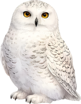 Snowy Owl - Animals DTF Transfers