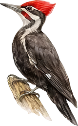 Pileated Woodpecker - Animals DTF Transfers