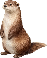 North American River Otter - Animals DTF Transfers