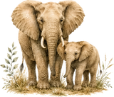 Elephant - Animals DTF Transfers