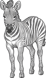 Zebra B&W - Animals DTF Transfers