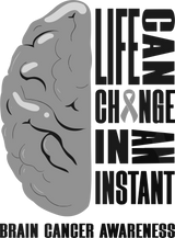 Life Can Change In An Instant - Brain Cancer DTF Transfers