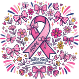 Hope Ribbons - Breast Cancer DTF Transfers