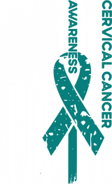 USA Flag, Teal Ribbon - Cervical Cancer DTF Transfers