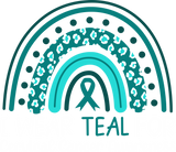 I Wear Teal For Cervical Cancer Awareness - Cervical Cancer DTF Transfers