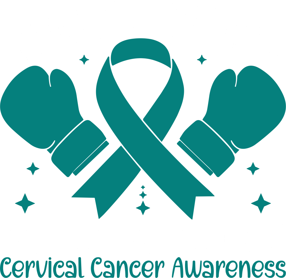 Fight Hard Fight Strong - Cervical Cancer DTF Transfers