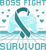 Boss Fight Survivor - Cervical Cancer DTF Transfers