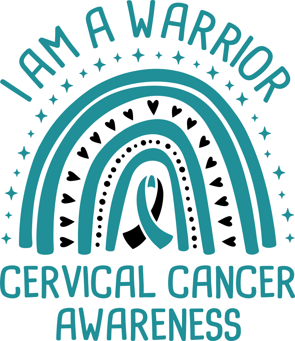 I Am A Warrior - Cervical Cancer DTF Transfers