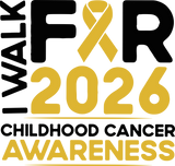 I Walk For Childhoold Cancer 2026 - Childhood Cancer DTF Transfers