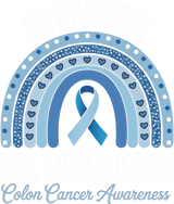 In March We Wear Blue, Blue Rainbow - Colon Cancer DTF Transfers