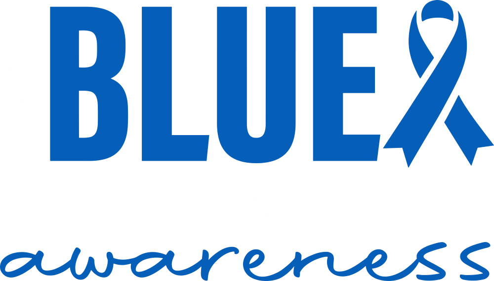 I Wear Blue For Colon Cancer Awareness - Colon Cancer DTF Transfers