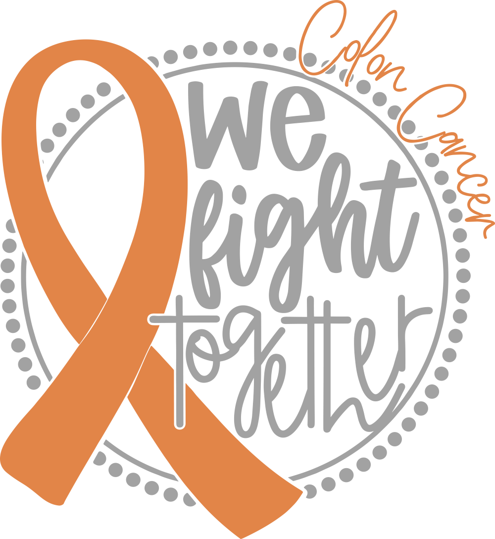 We Fight Together - Colon Cancer DTF Transfers