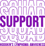 Support Squad, Purple - Hodgkin's Lymphoma Cancer DTF Transfers