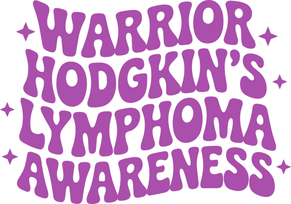 Warrior Hodgkin's Lymphoma Awareness - Hodgkin's Lymphoma Cancer DTF Transfers