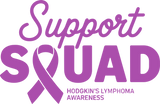 Support Squad, Ribbon - Hodgkin's Lymphoma Cancer DTF Transfers