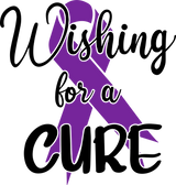 Wishing For A Cure - Hodgkin's Lymphoma Cancer DTF Transfers