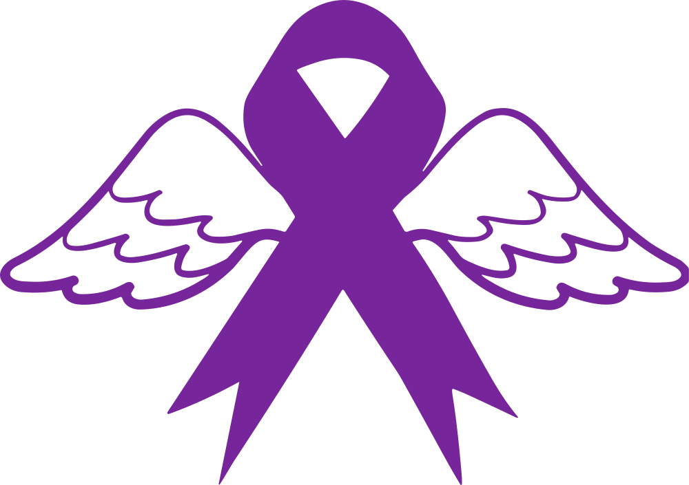 Ribbon With Wings - Hodgkin's Lymphoma Cancer DTF Transfers