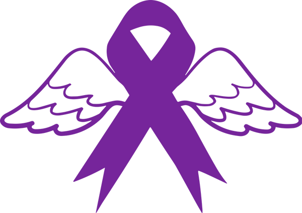 Ribbon With Wings - Hodgkin's Lymphoma Cancer DTF Transfers