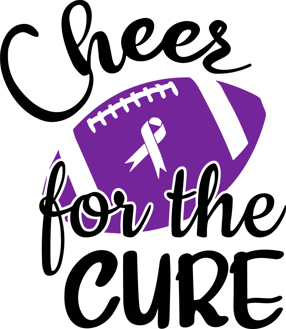 Cheer For The Cure - Hodgkin's Lymphoma Cancer DTF Transfers