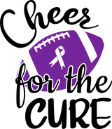 Cheer For The Cure - Hodgkin's Lymphoma Cancer DTF Transfers
